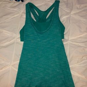 Lululemon Workout tank with built in bra!